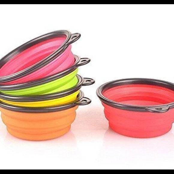 Other - Dog Water Bowl Collapsible Travel | Orange